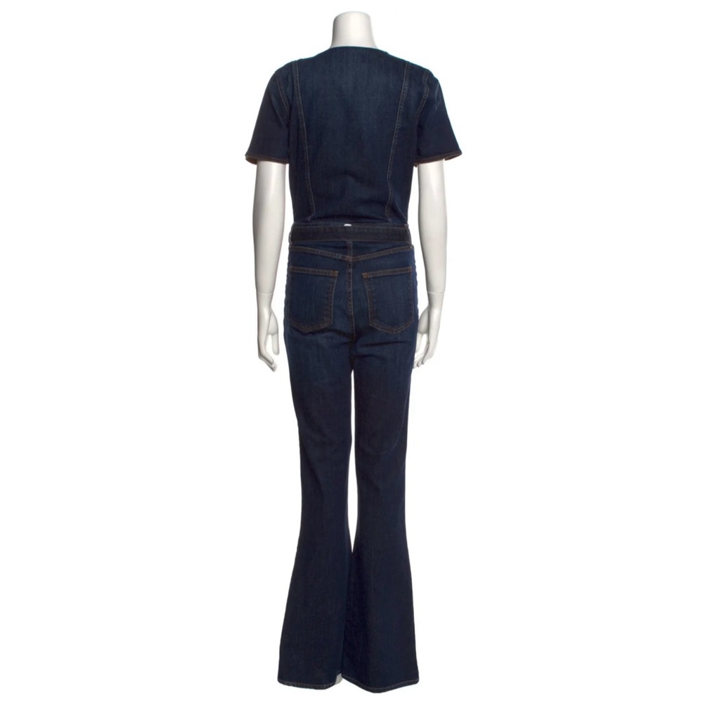 Ramy Brook Helena Dark Blue Denim Jumpsuit Size 27 - Picture 4 of 6